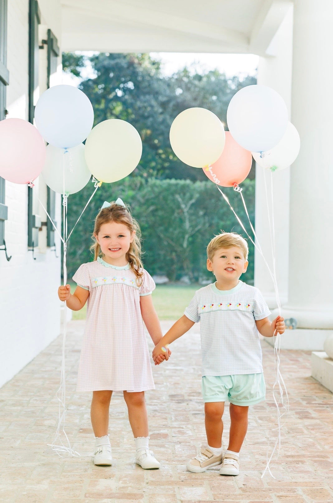 Magical Balloons Boys Banded Short Set