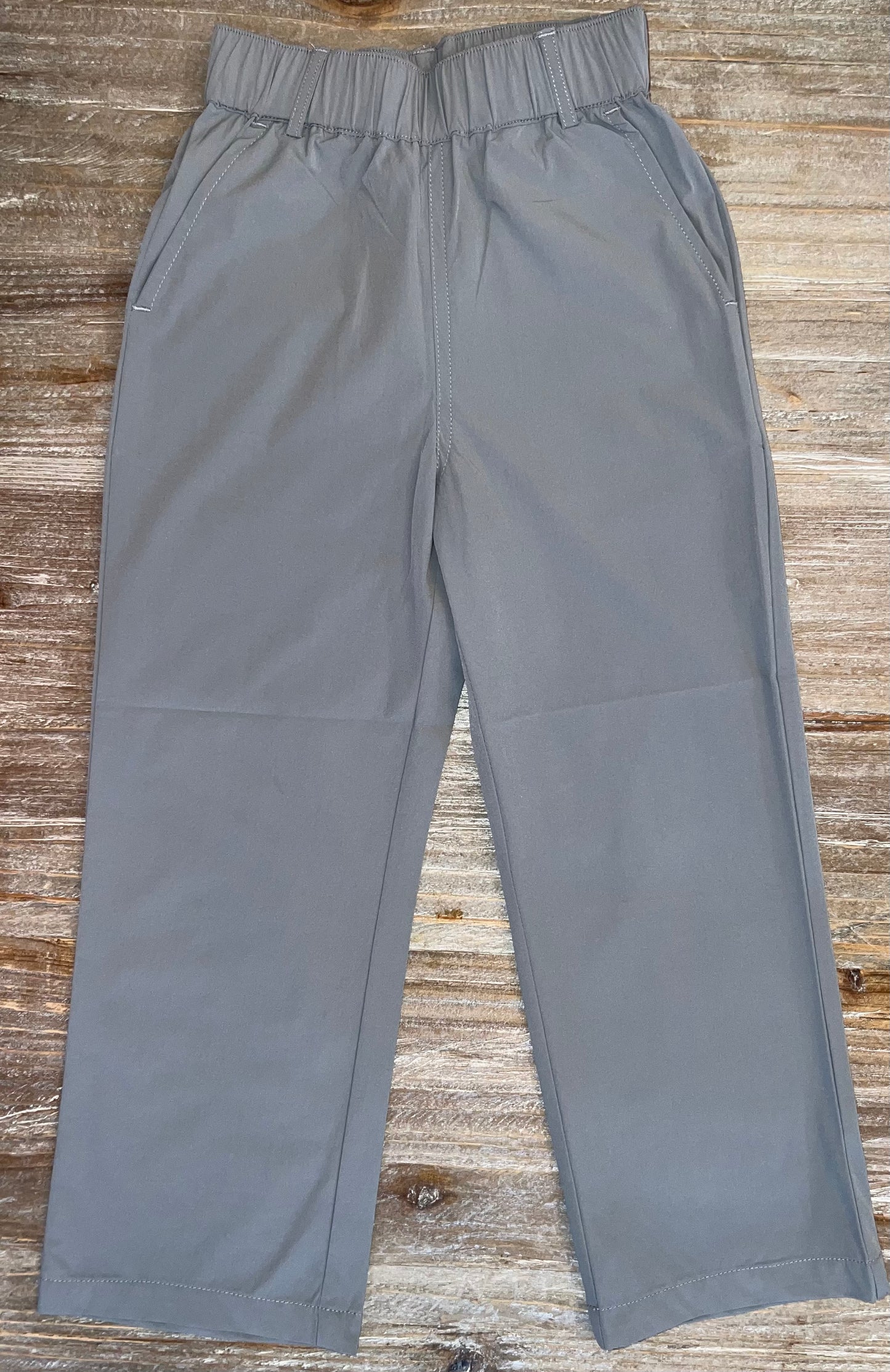 Performance Elastic Boys Gray Pants