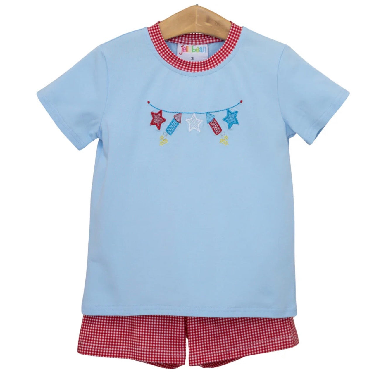 Star Spangled Banner Boys Short Set