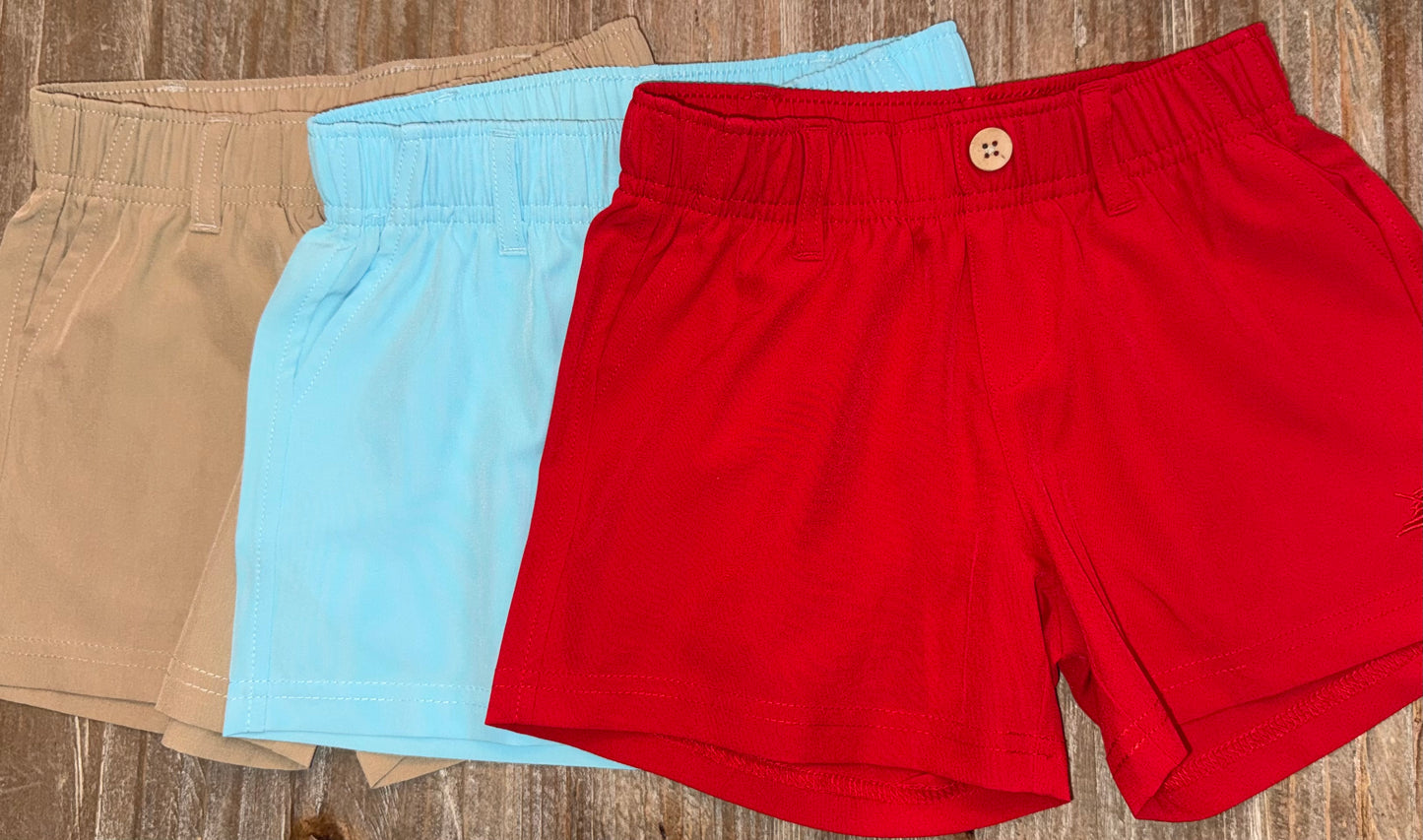 Red Boys Performance Play Shorts