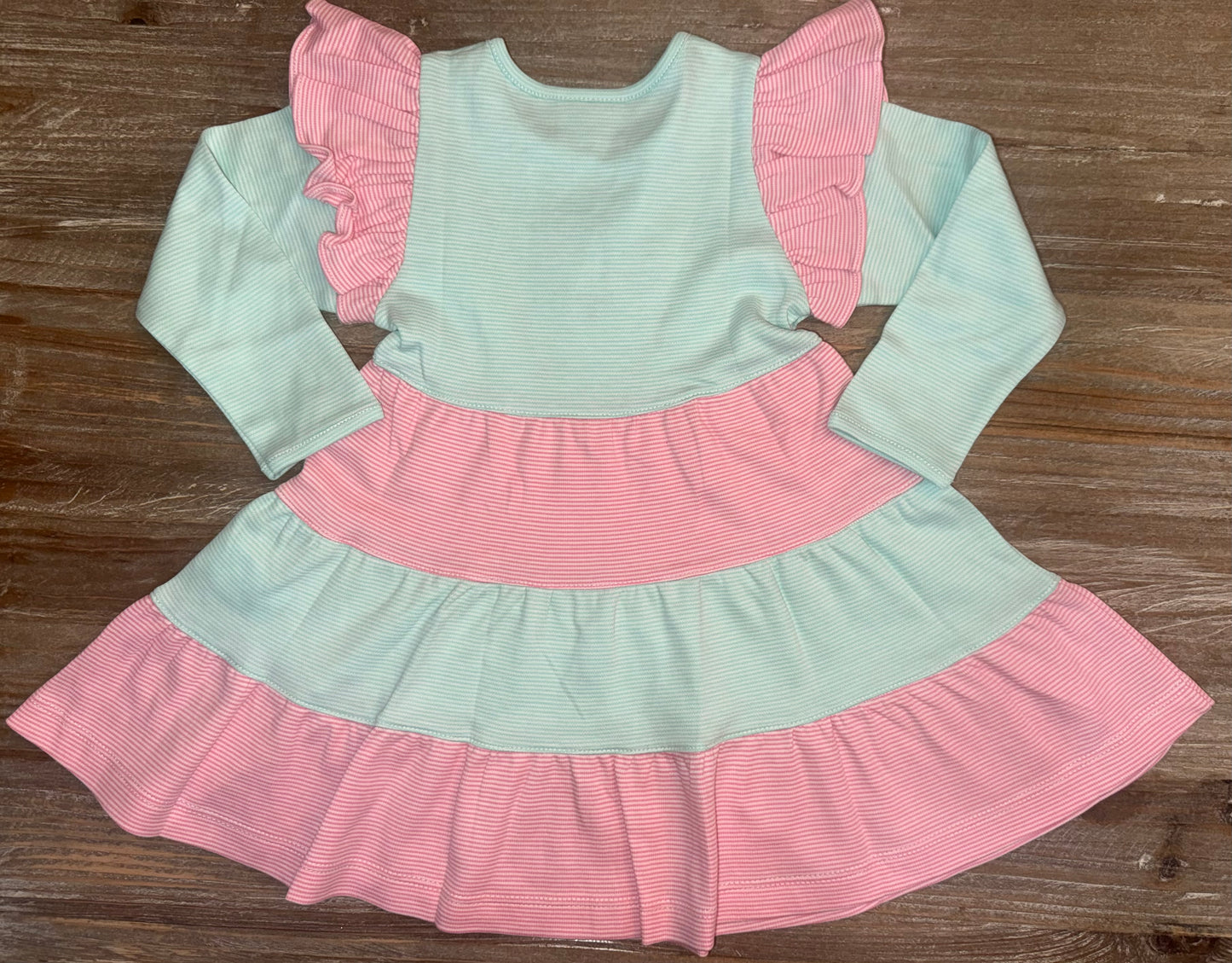 So Sweet Santa Girls Tiered Dress