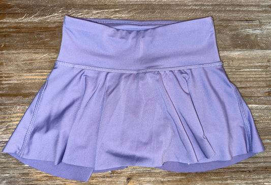 Lavender Girls Athletic Skort