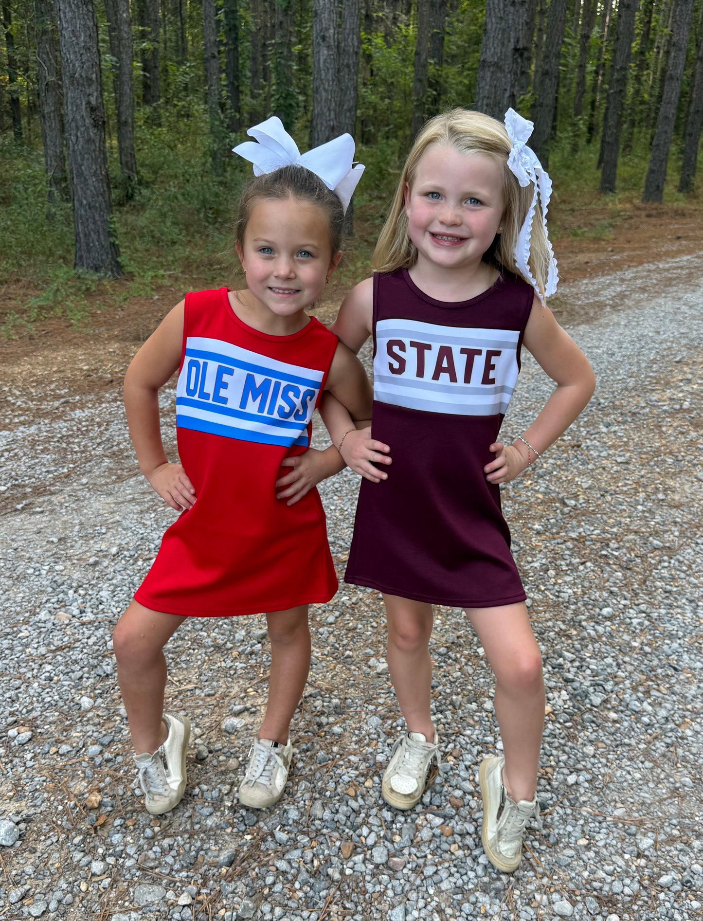 The Classic Girls Cheer Dress— Mississippi State Deep Maroon (size up— these run short)