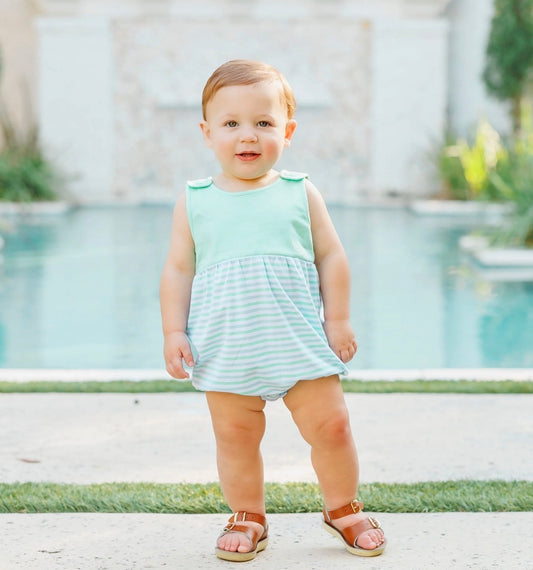 Landon Seaside Stripe Boys Bubble
