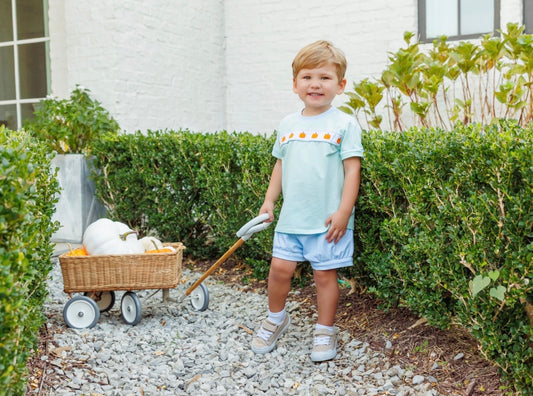 Pumpkin Rowe Banded Boys Short Set