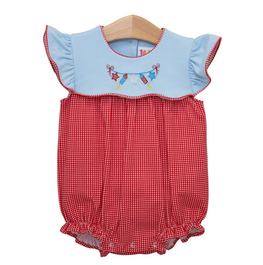 Star Spangled Banner Girls Scallop Bubble