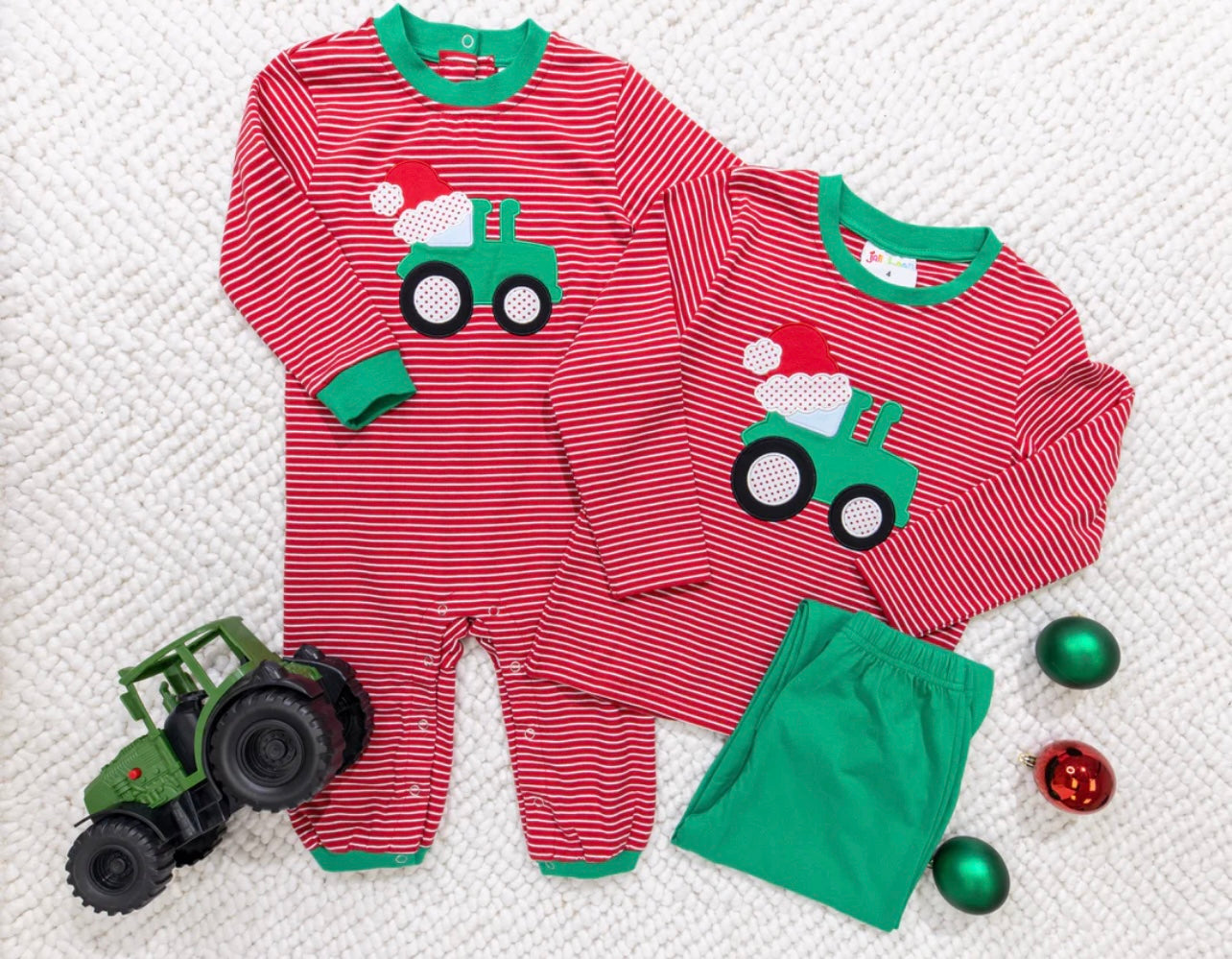 Jolly Tractor Boys Romper