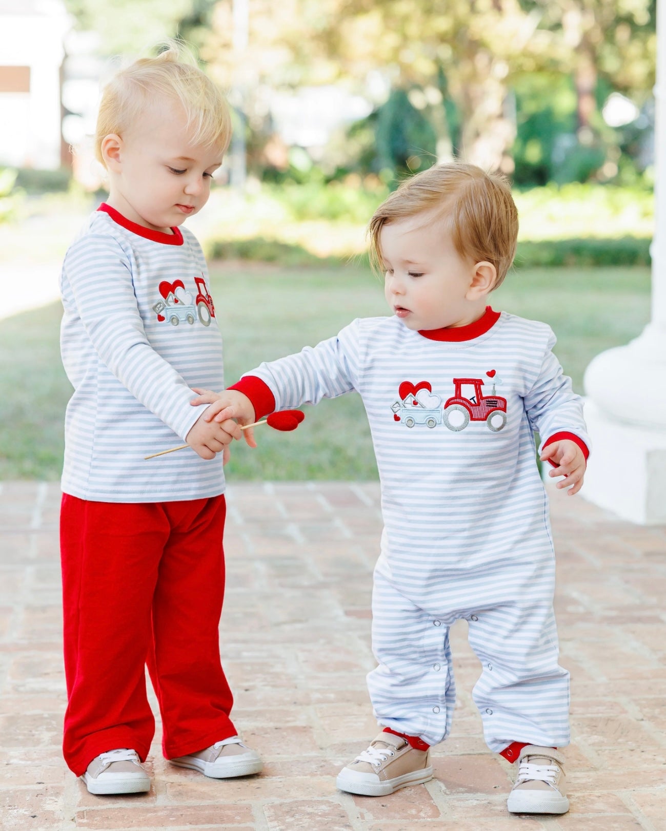Haulin’ Hearts Boys Pants Set
