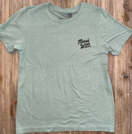 Heritage Bass Agate Heather Boys Tee