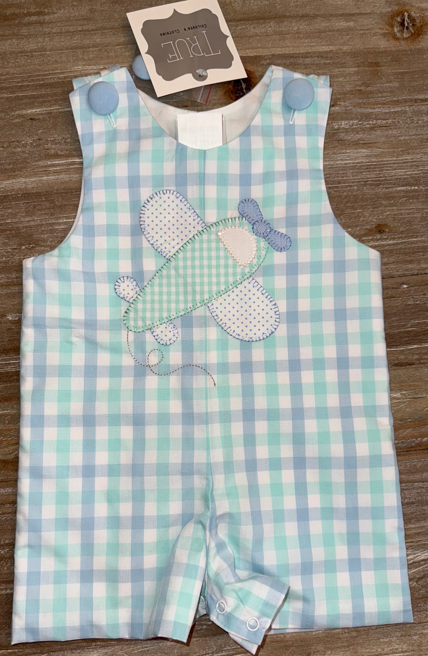 True Boys Airplane Romper