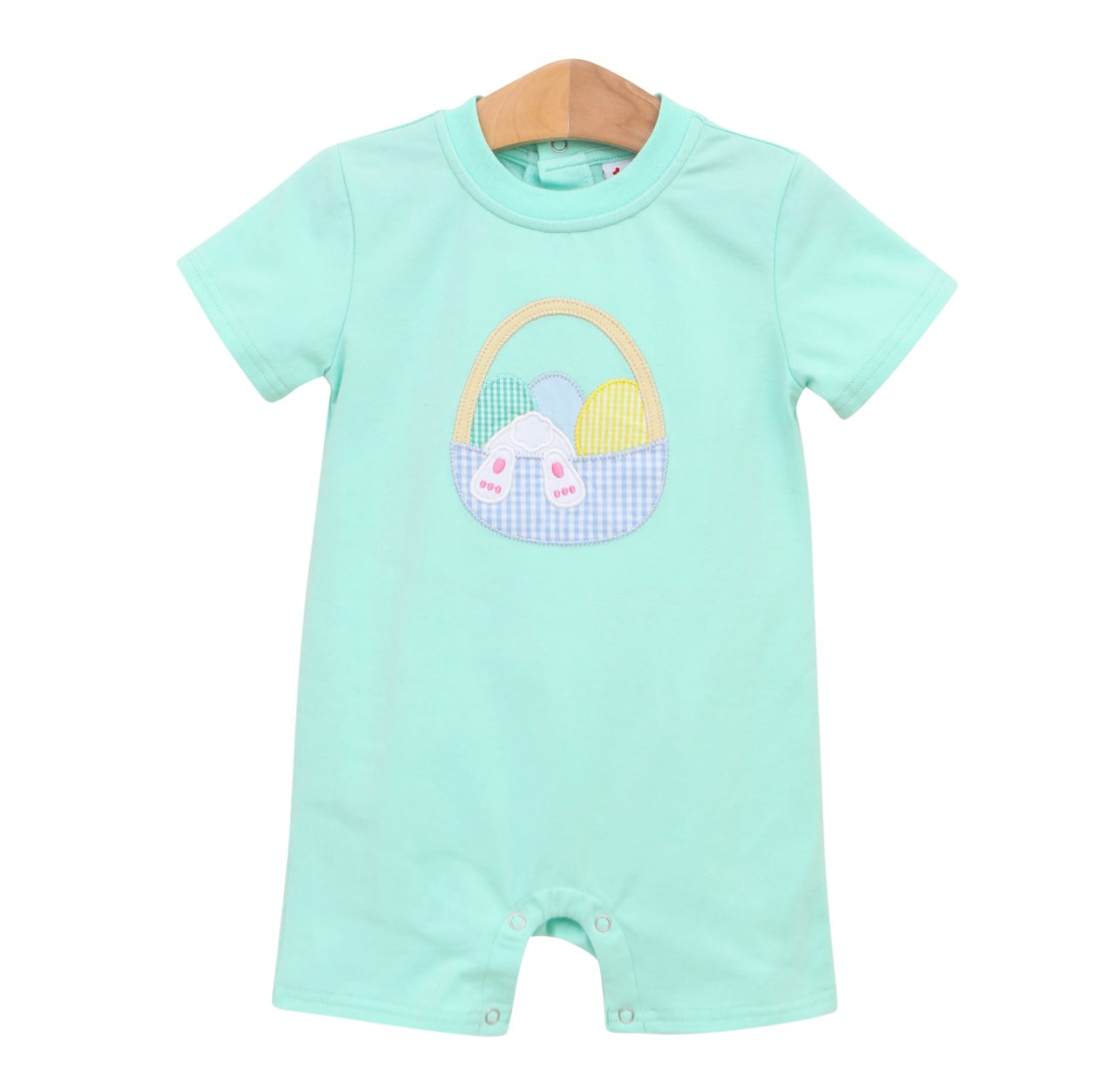 Easter Bunny in Basket Boys Romper