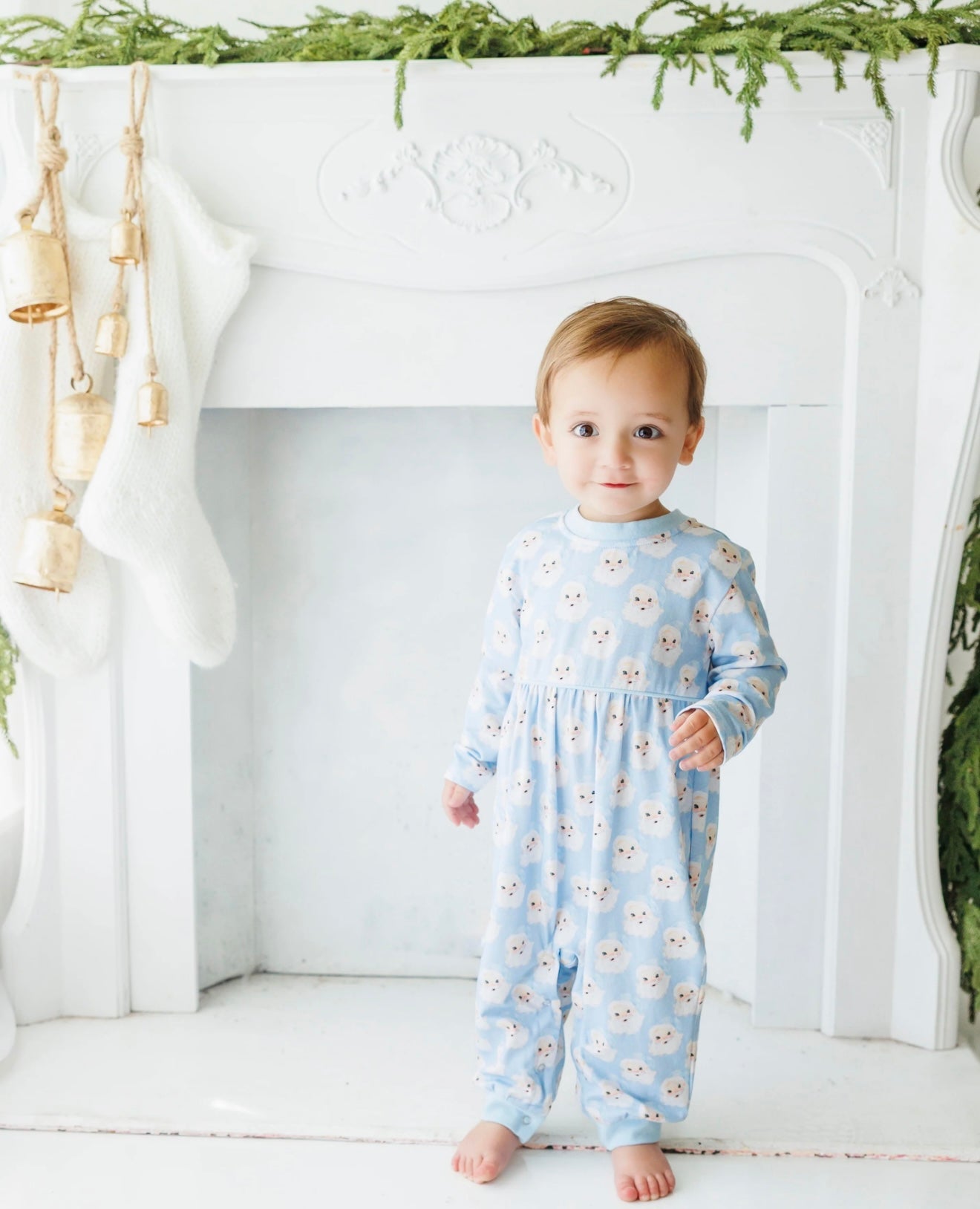 Jolly Santa Boys Romper