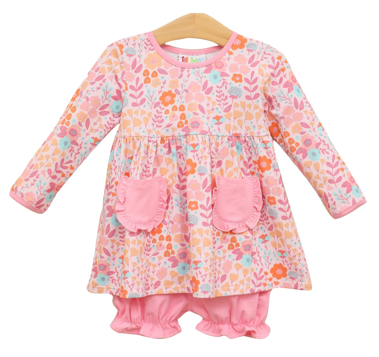 Poppy Floral Girls Bloomer Set