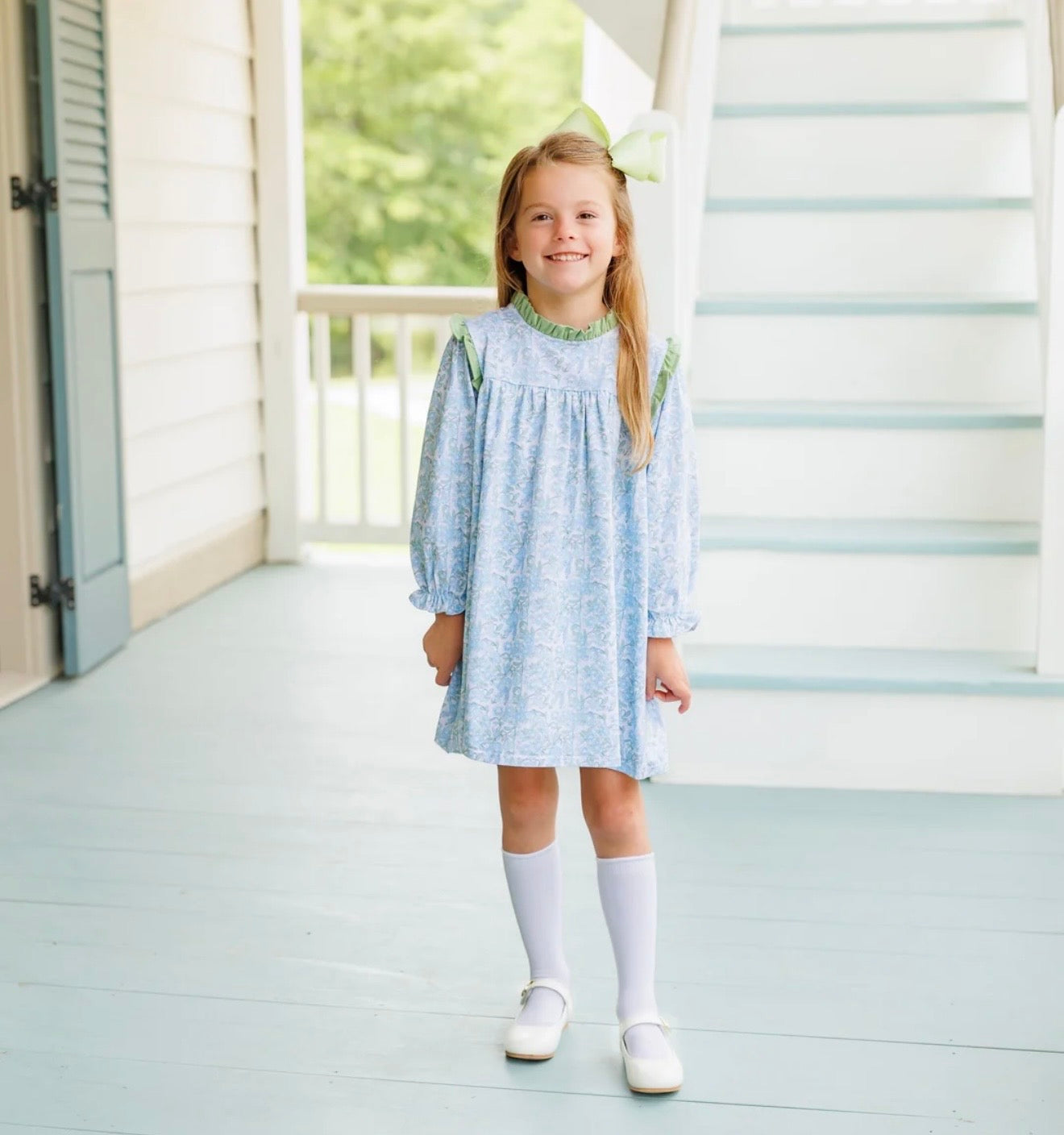 Basin Floral Hallie Girls Dress