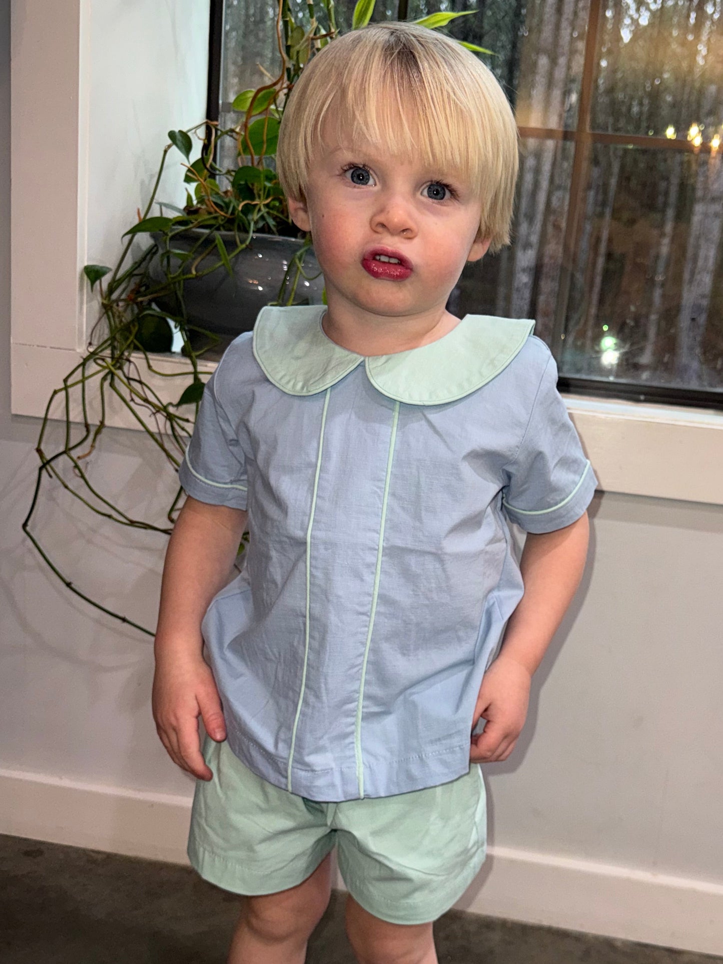 Garden Green Boys Timothy Short Set