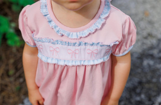 Pretty in Pink Girls Bloomer Set