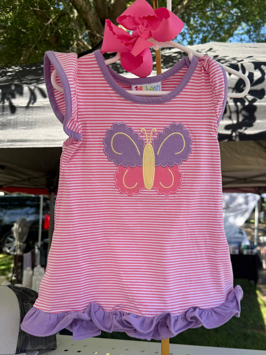 Butterfly Kisses Girls Flutter Dress