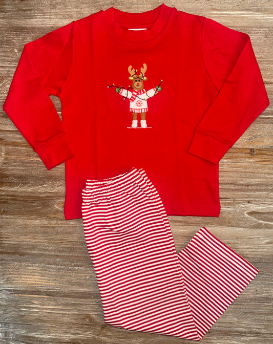Sweater Weather Moose Boys Pant Set
