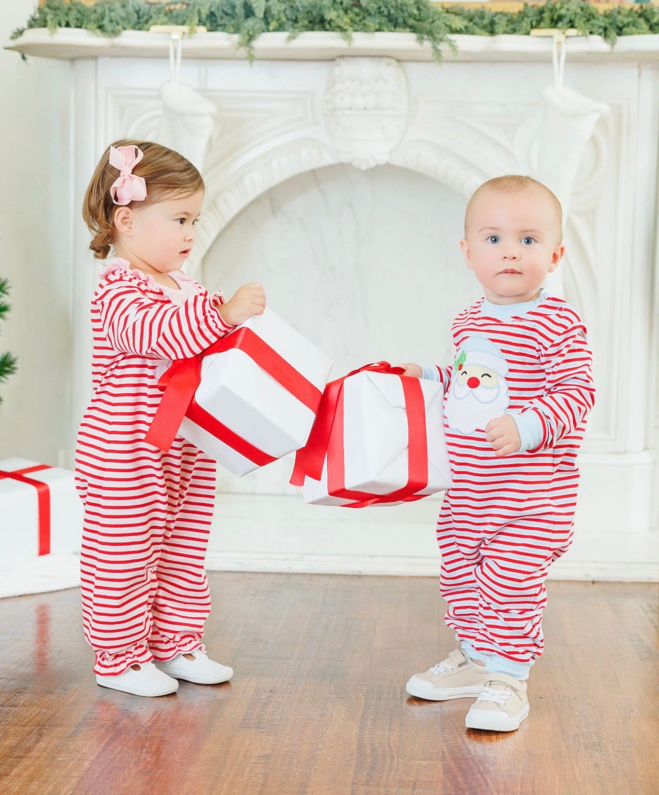 Jolly St. Nick Boys Romper