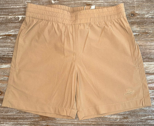 Khaki Performance Boys Play Shorts