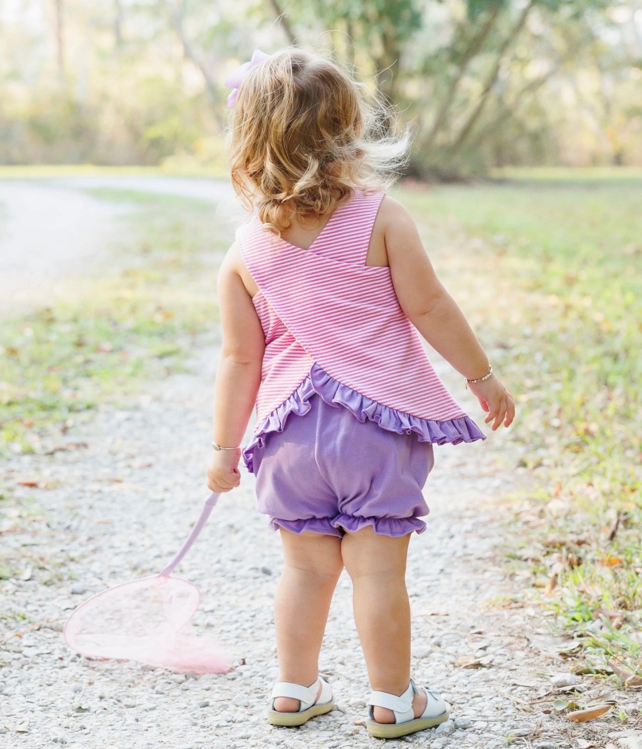 Butterfly Kisses Girls Swing Back Bloomer Set