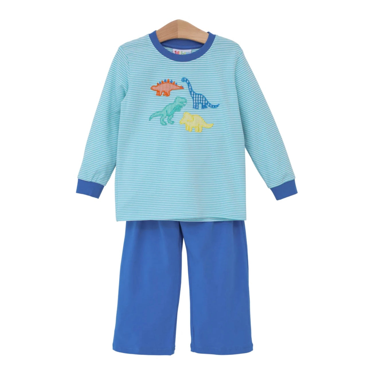 Dinosaur Appliqué Boys Pants Set