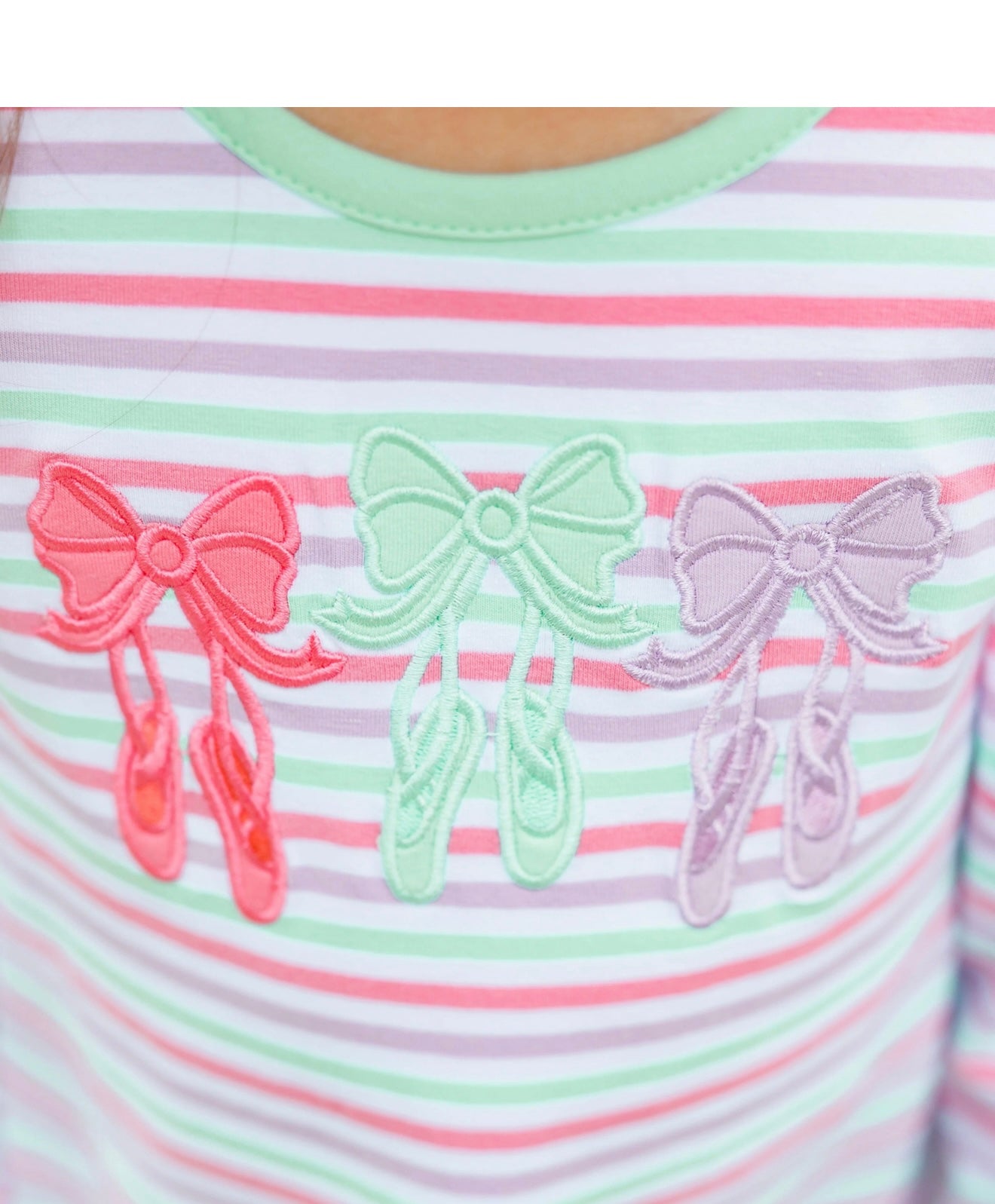 Bows & Ballet Girls Ruffle Pant Set