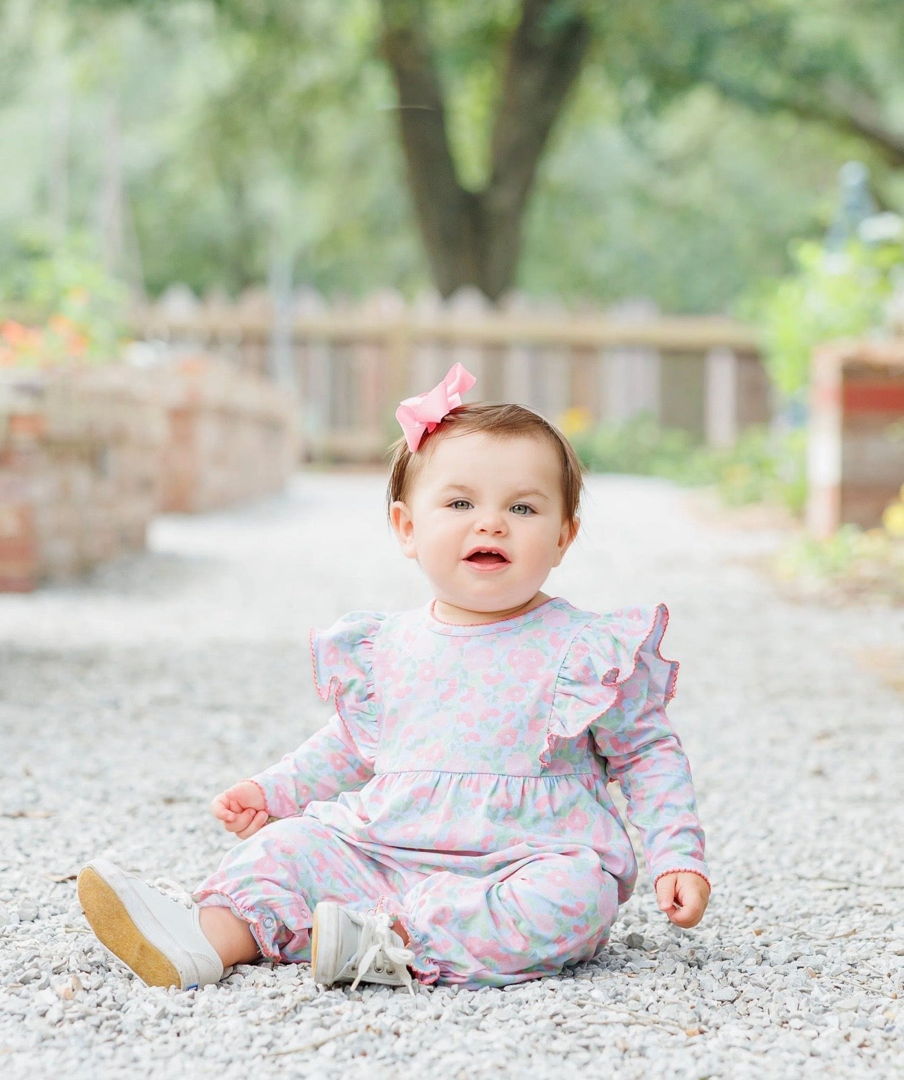 Cottage Blooms Frances Girls Romper