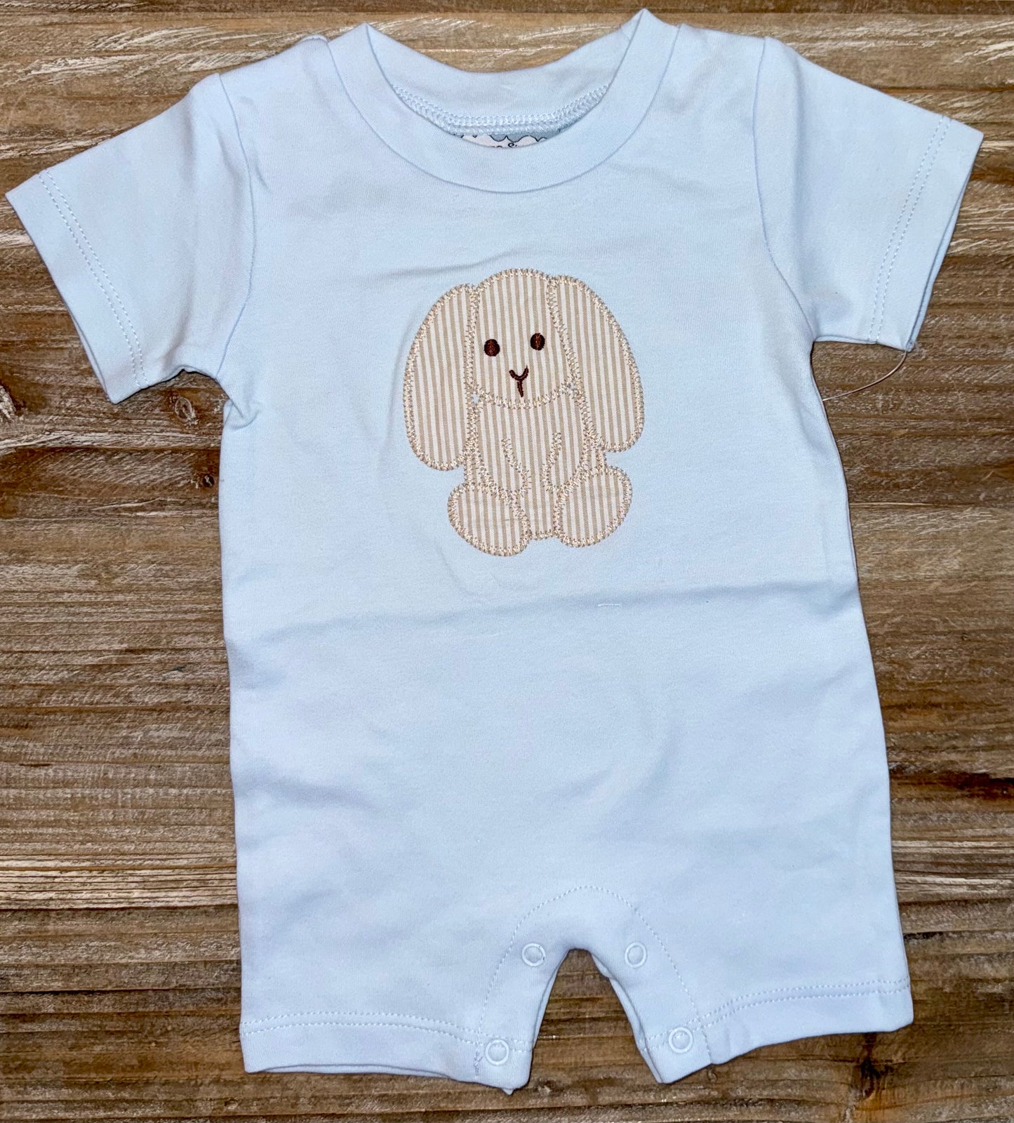 Bunny Boys Applique Romper