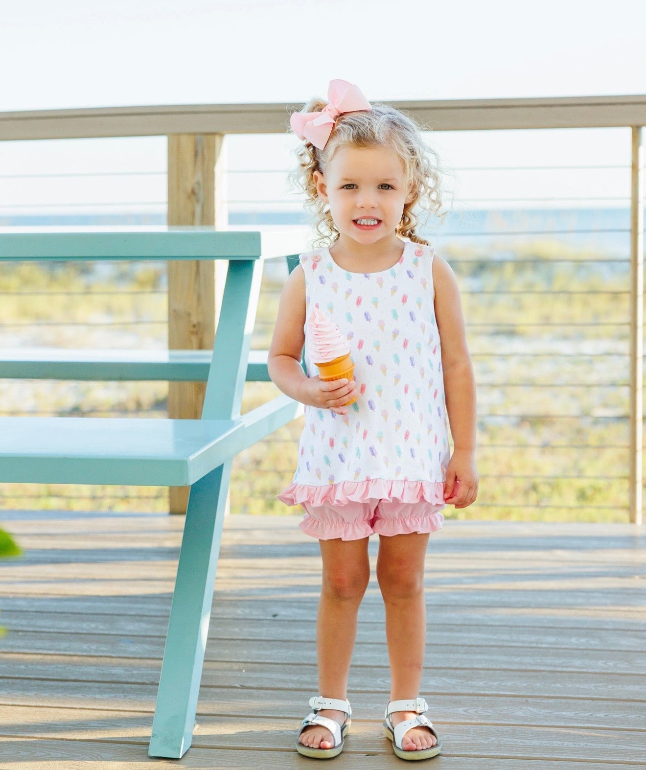 Summertime Sweets Girls Swing Back Bloomer Set