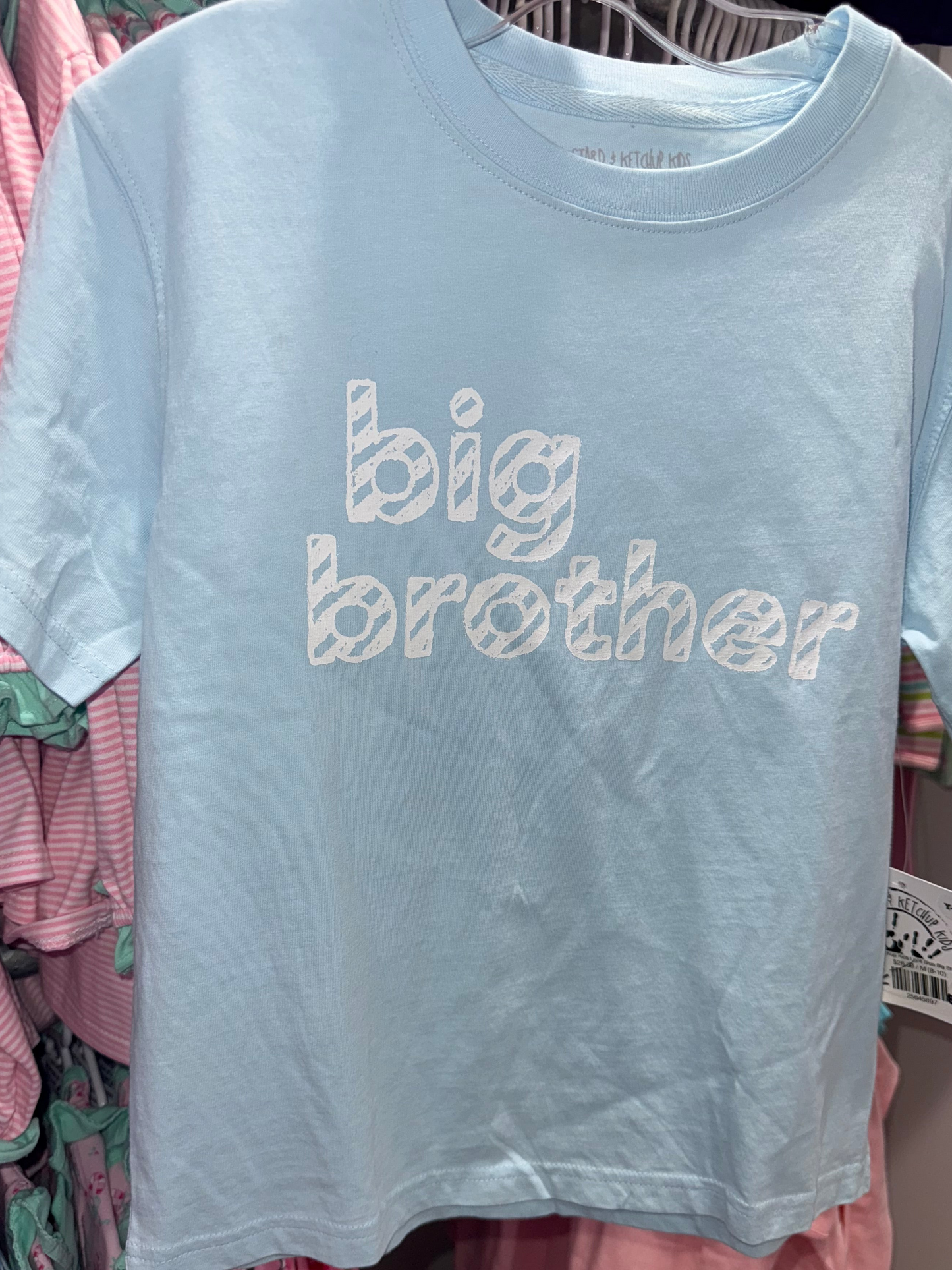 Mustard & Ketchup Kids Light Blue Big Brother Boys Tee
