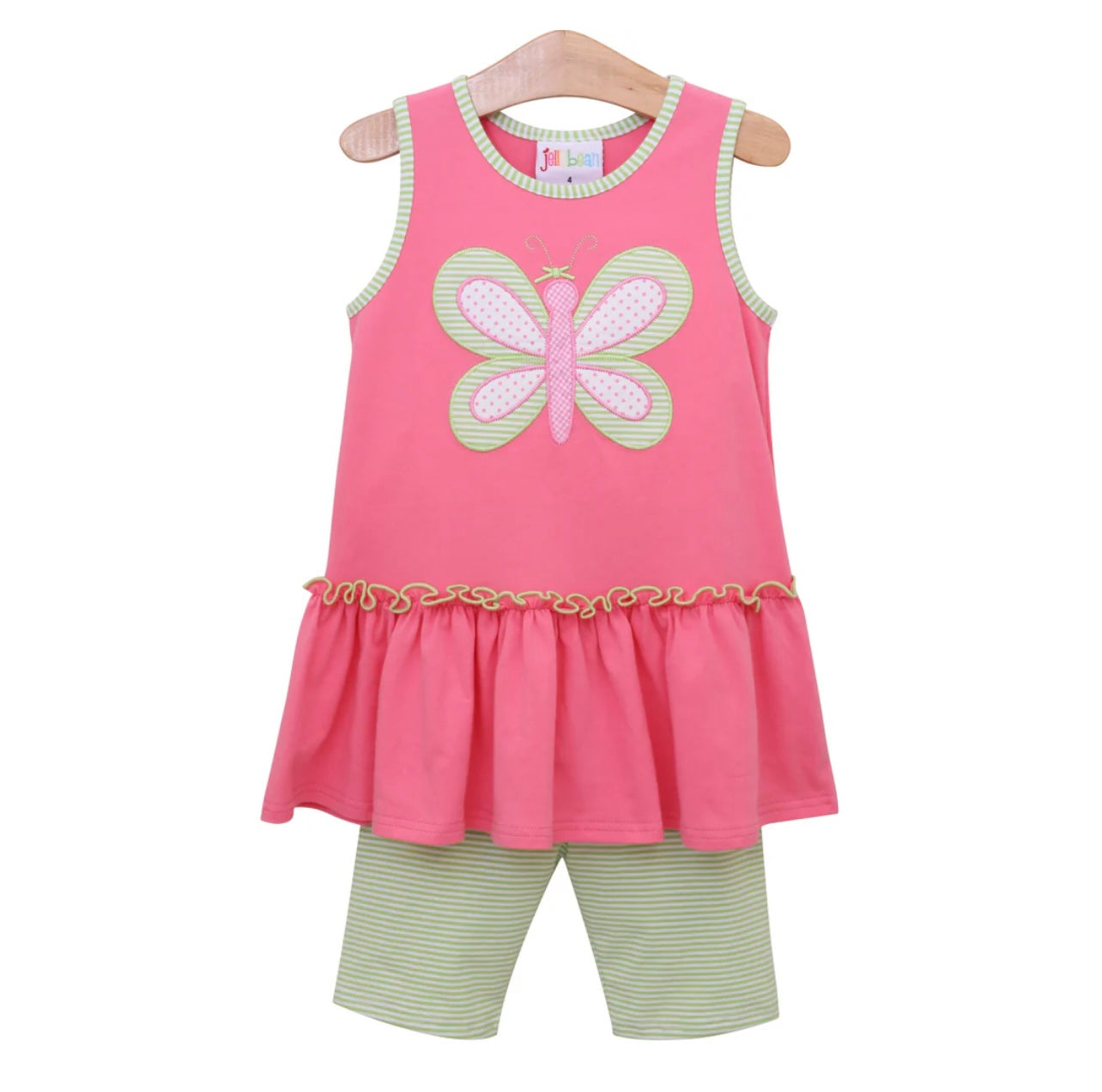 Butterfly Girls Biker Short Set