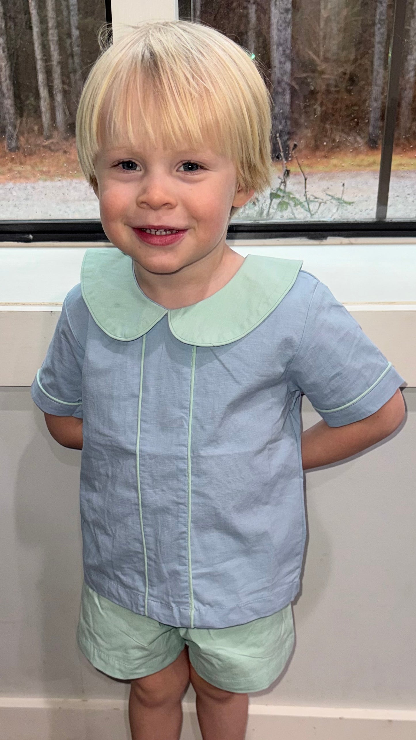 Garden Green Boys Timothy Short Set