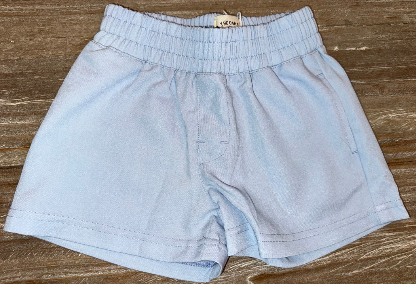 The Oaks Smith Light Blue Twill Boys Shorts