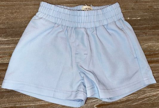 The Oaks Smith Light Blue Twill Boys Shorts