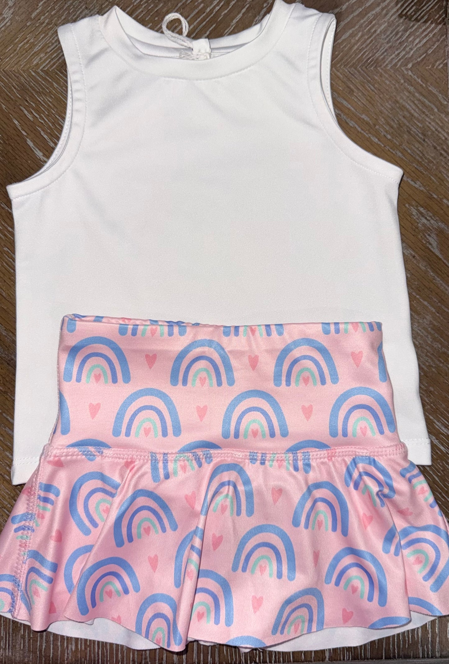 Rainbow Girls Athletic Skort