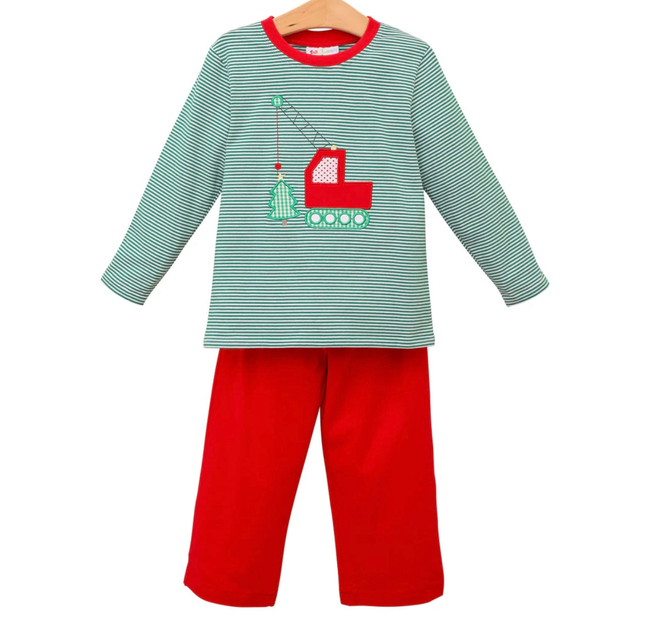 Christmas Crane Boys Pants Set