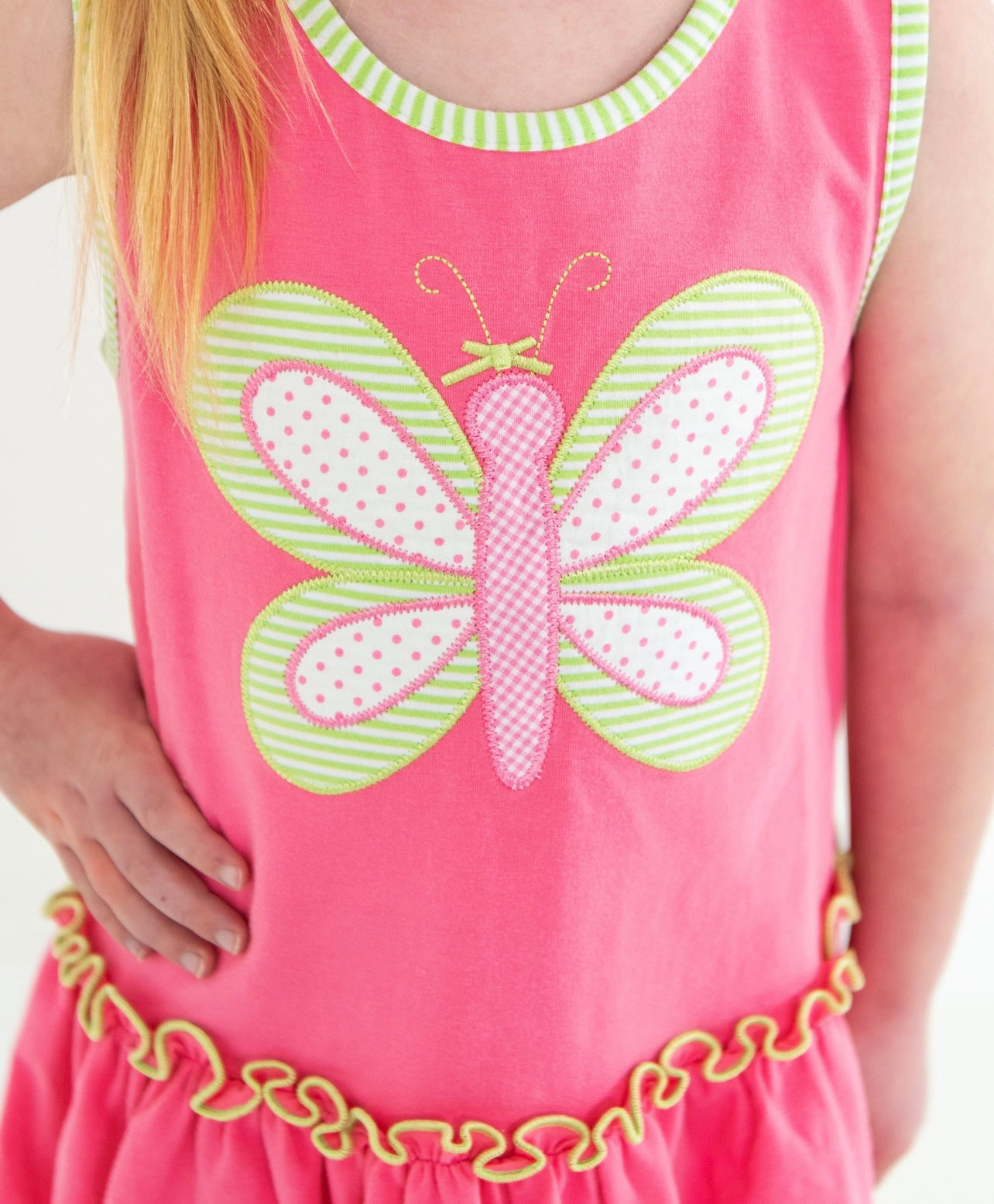 Butterfly Girls Biker Short Set