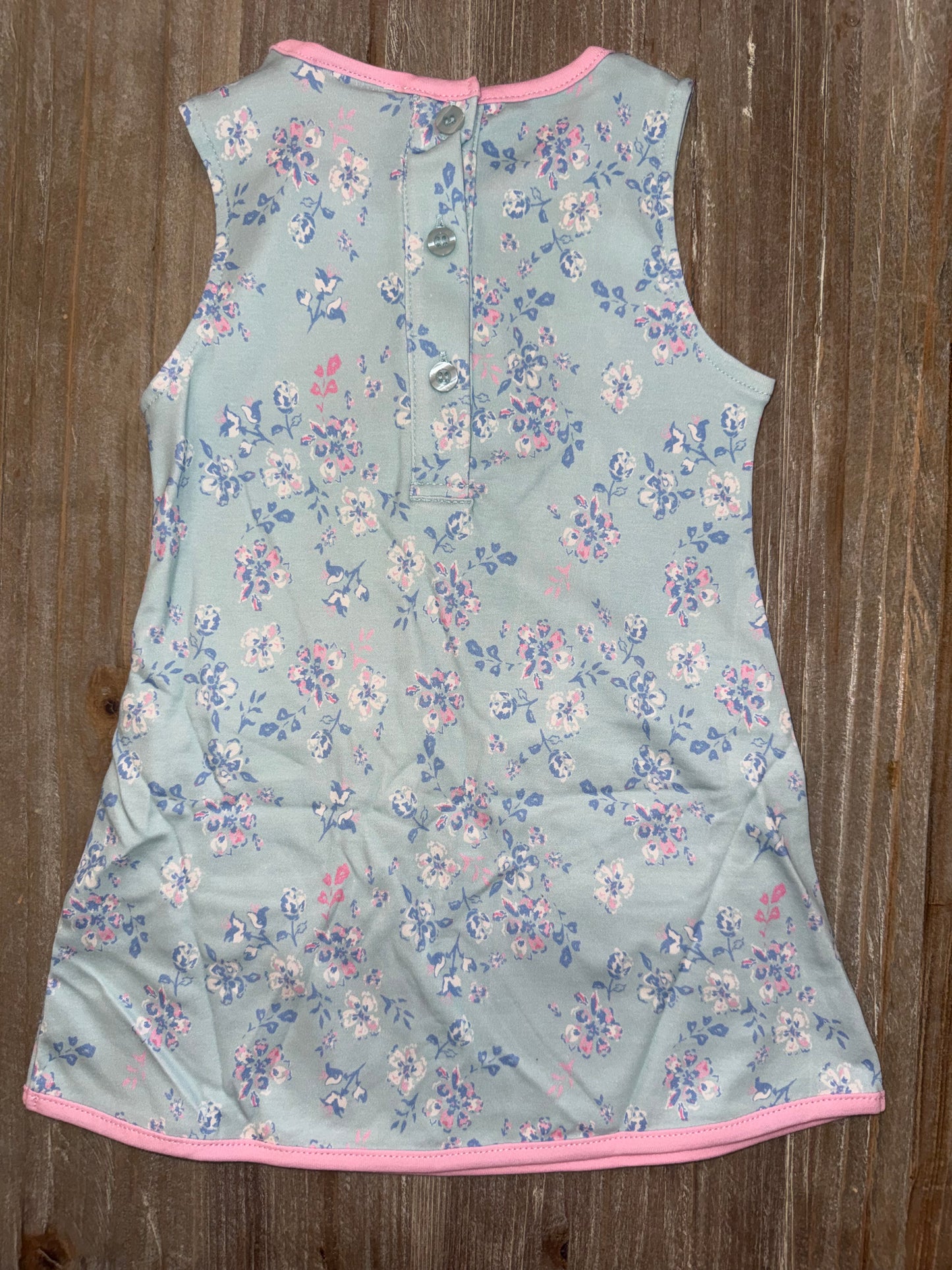 Vintage Meadow Floral Girls Dress