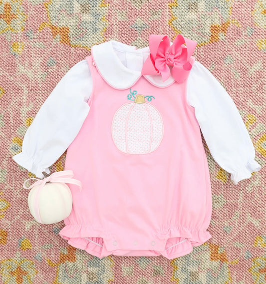 Pretty in Pink Girls Pumpkin Bubble