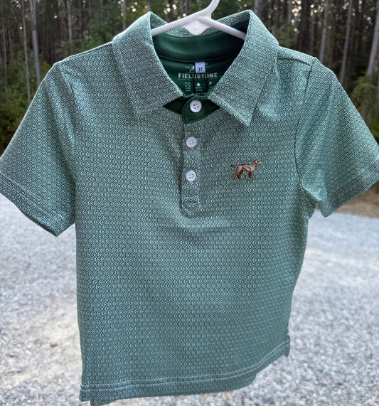 Green Diamond Boys Polo