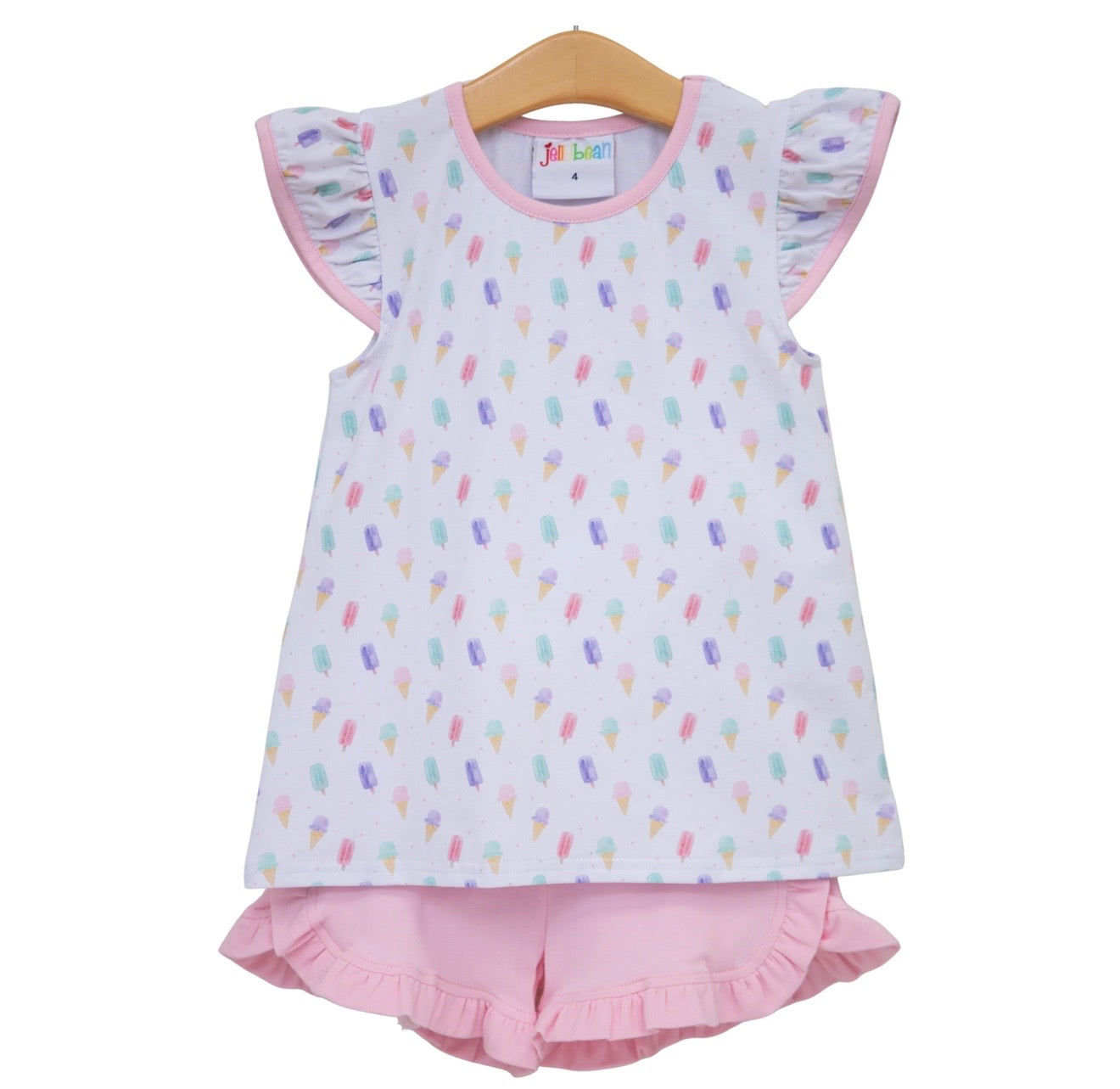 Summertime Sweets Girls Flutter Short Set