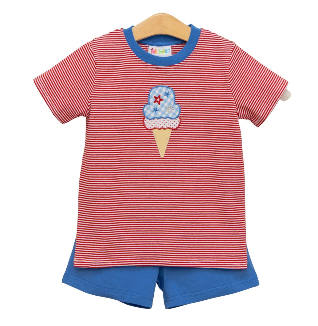 All American Scoops Patriotic Boys Short Set