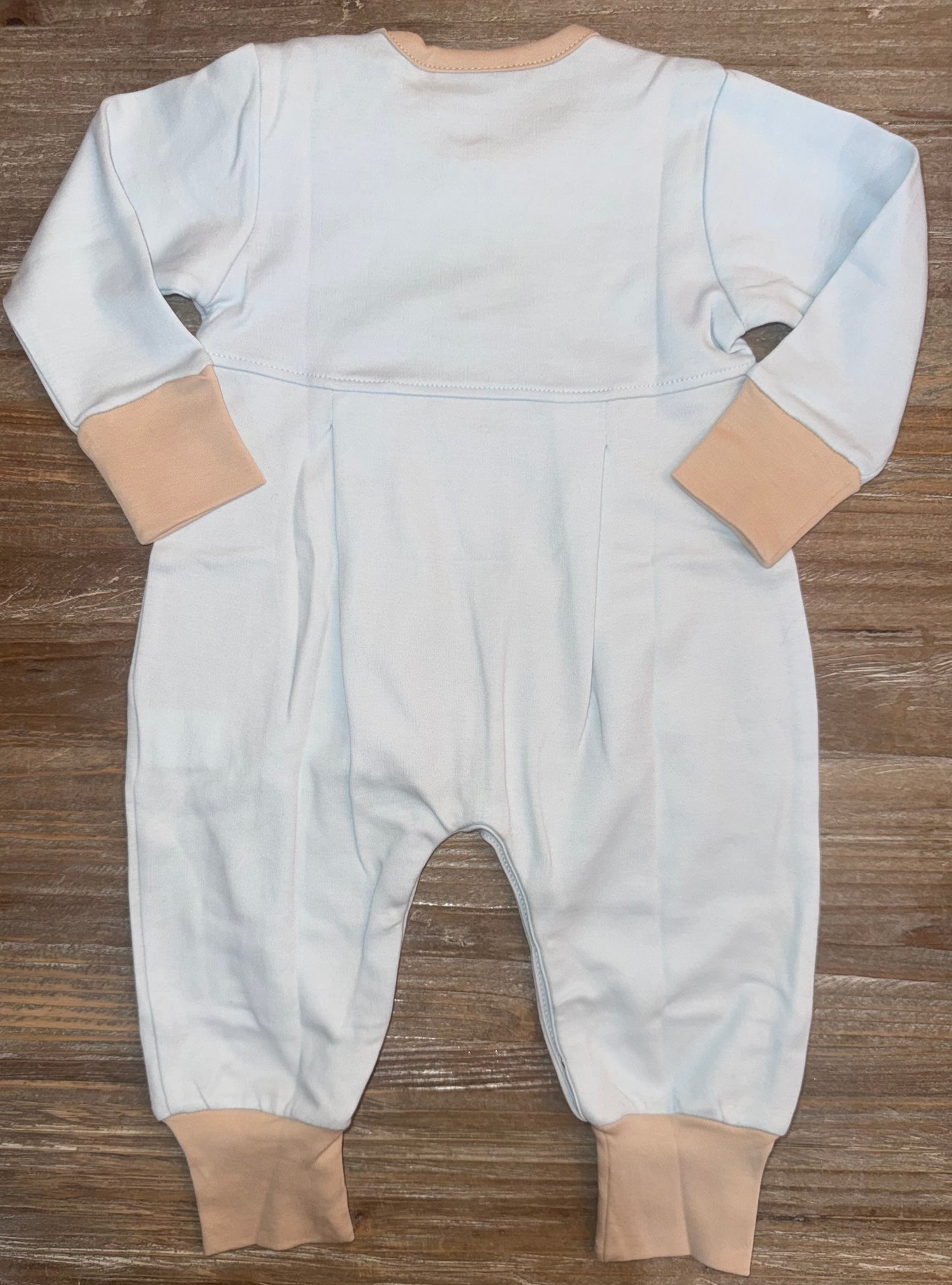 Train Engine with Coal Car Boys Romper