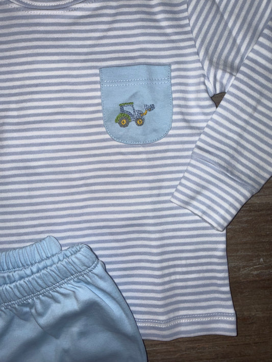 Mini Tractor Pocket Boys Pant Set