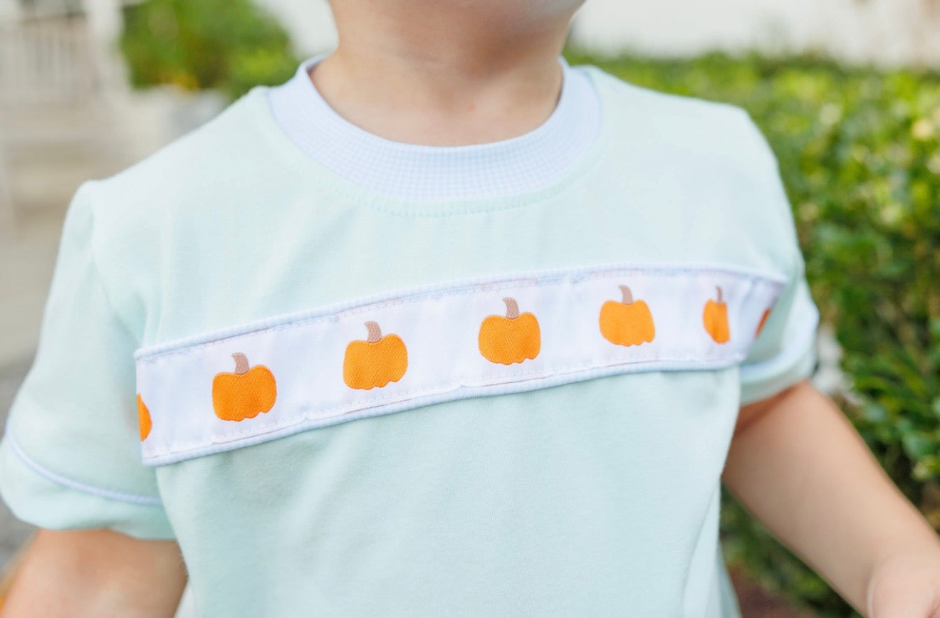 Pumpkin Rowe Banded Boys Short Set