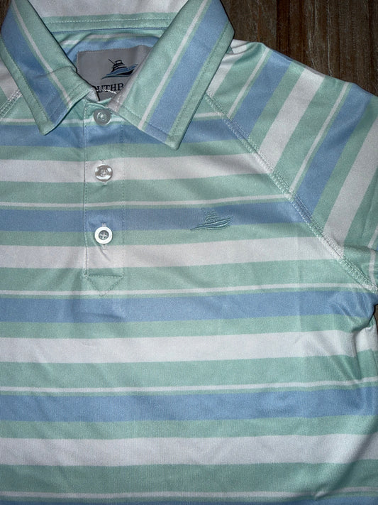 Dusty Aqua Boys Polo