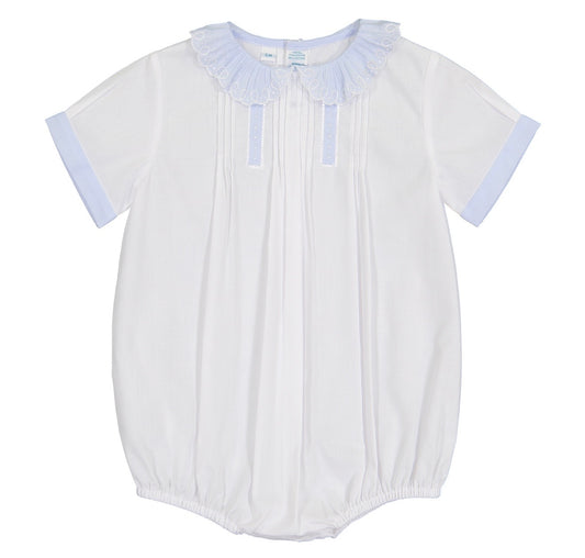 Heirloom Collection Boys Vintage Scalloped Collar Bubble