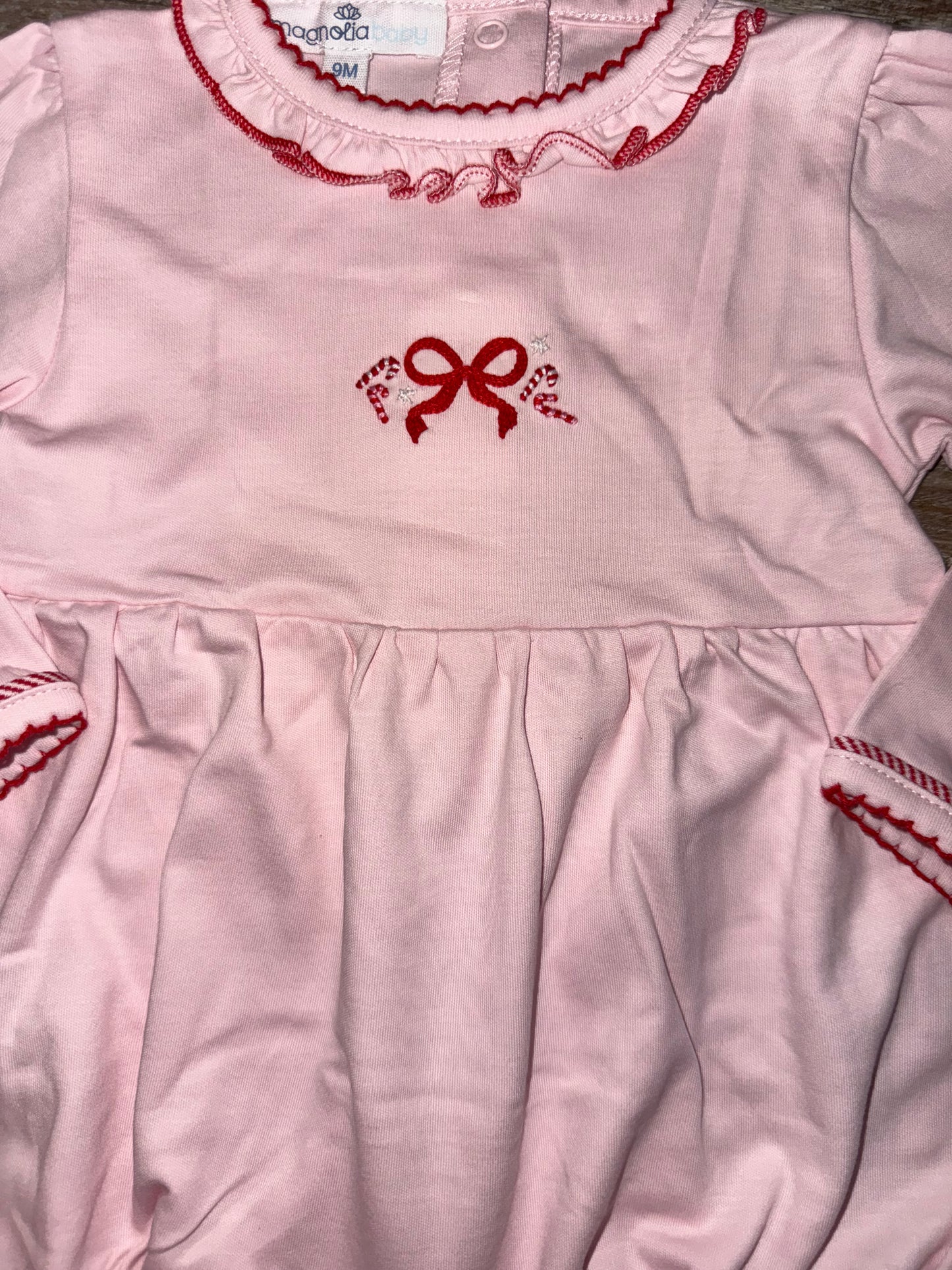 Candy Cane Lane Girls Light Pink Bubble