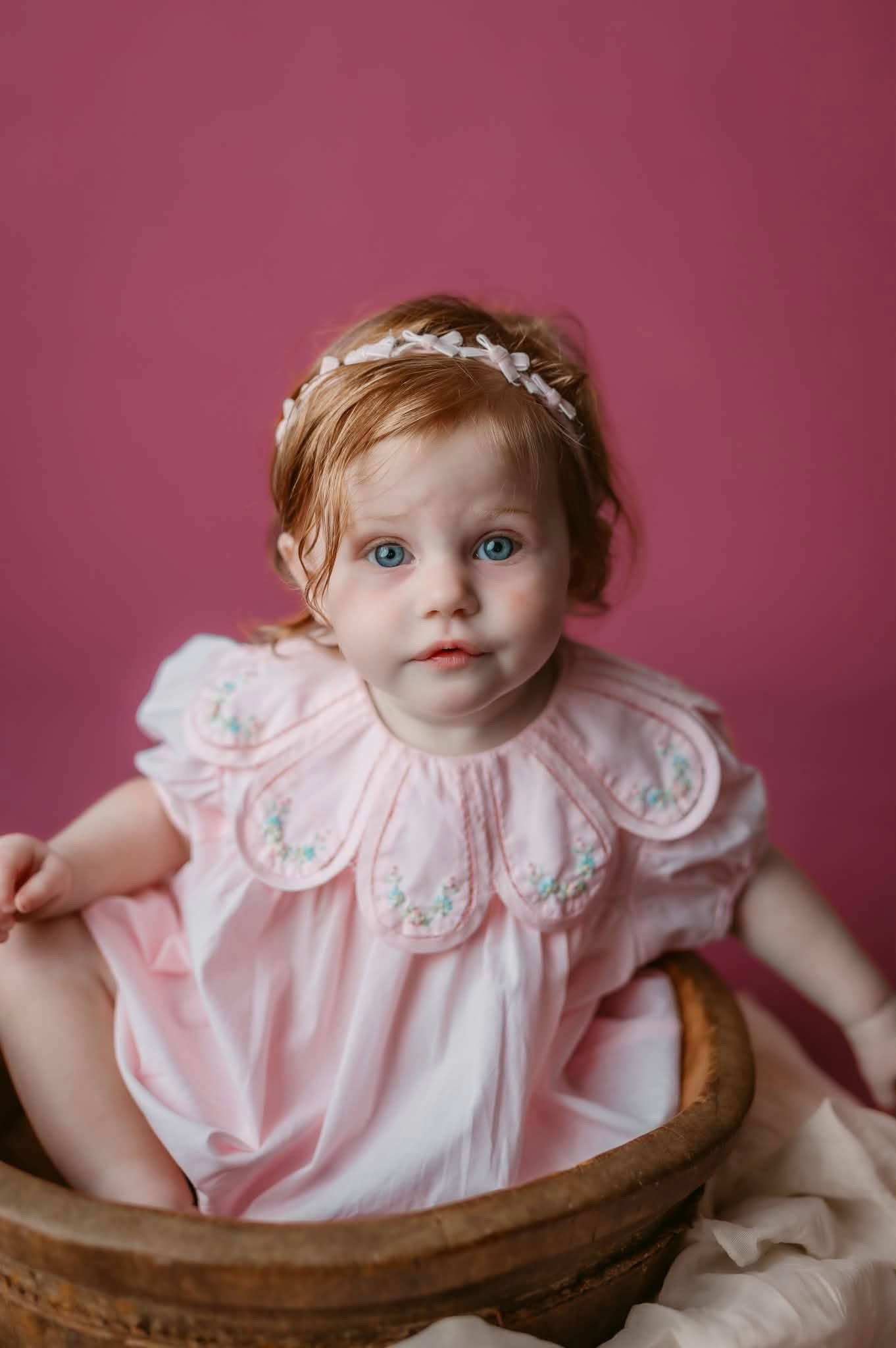 Anna Mae Girls Pink Bubble